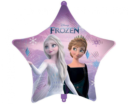  Foil balloon star, Frozen with a weight, 46 cm