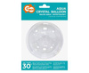 Transparent balloon, round crystal bobo, 65 cm