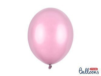 Strong Ballons, metallisch rosa, 30cm, 100 Stk.