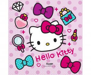 Paper napkins Hello Kitty, 33cm, 20 pcs.