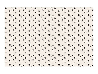 Dalmation Polka Dot Paper Tablecloth, 180 x 120 cm