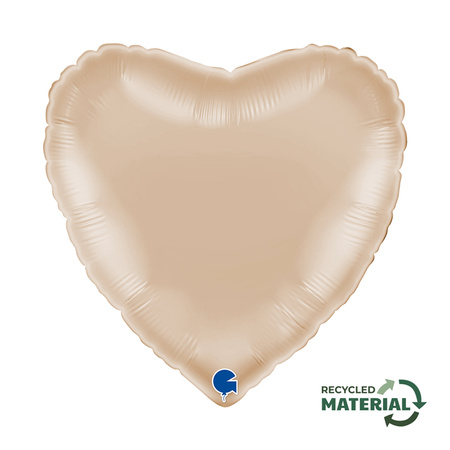 Folienballon Herz Californian Gold 45 cm