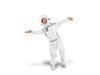 Astronaut Costume, White, Size 116-128 cm