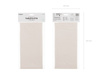 Synthetische Tischdecke Glatt Beige 137 x 183 cm