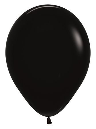 Sempertex Latex Balloons, Black, 30cm, 50pcs