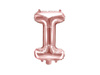 Foil balloon Letter I, 35cm, Rose Gold rose gold