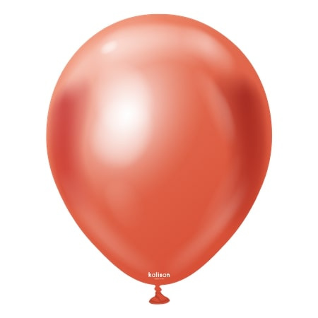 Latex Balloons Kalisan Mirror Red, 30cm, 50 pcs.