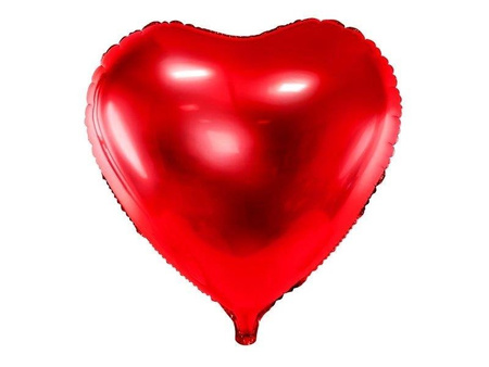 Foil balloon Heart XXL, 61cm, red