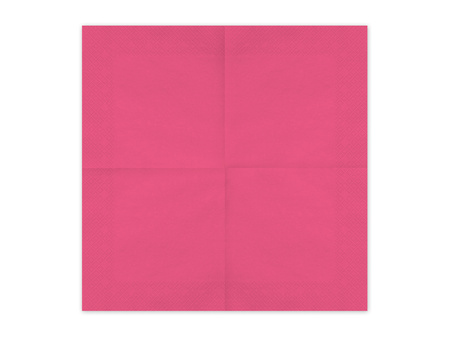 Paper napkins Dark Pink 33x33cm 20 pcs