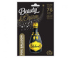 Foil Balloon Champagne "Celebrate" – 35x76 cm, Black and Gold