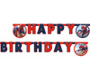 Garland, banner Happy birthday Spiderman 230 cm