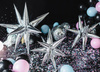 Foil balloon Star 3D, 95cm, silver