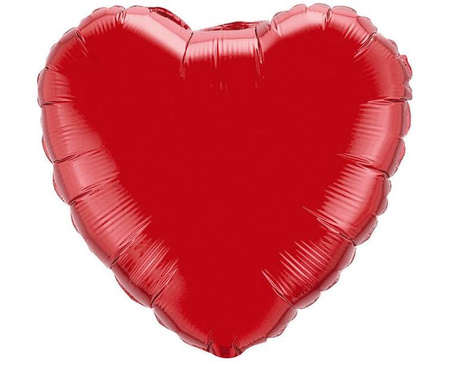 Foil balloon Red heart, 9 "Flexmetal