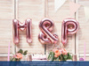 Foil balloon Letter S, 35cm, Rose Gold rose gold