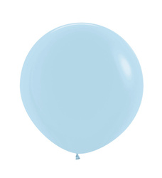 Sempertex Latex Balloons, Pastel Matte Blue, 60cm, 1pcs