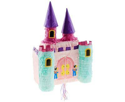 Geburtstag Prinzessin Schloss Schnur Piñata, 32,5 x 30 x 7,5 cm