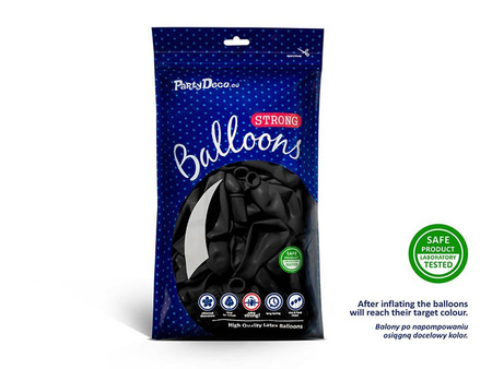 Strong balloons, Pastel Black, 30cm, 100 pcs.