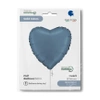 Foil Balloon - Satin Blue Jeans, heart 46 cm, Grabo