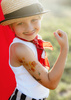 Temporary Tattoos “Circus”, Mixed Colors – Set of 24 Designs
