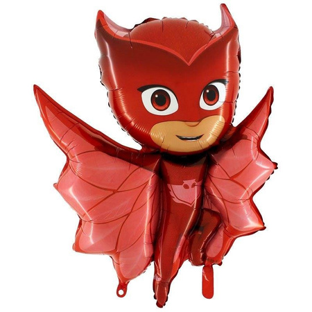 PJ MASKS Folie Stick Ballon 35cm- Pyjamers Amaya Sowella rot