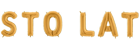 Folienballon Buchstabe T, 66 cm, Gold