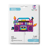 Folienballon Boombox, Lila, 29 Zoll, 1 Stk.