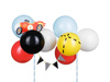 Luftballon-Torten-Topper Auto, Mix, 29 cm