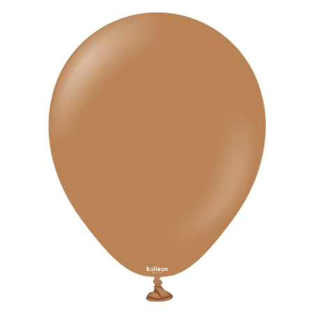 Caramel BrownKalisan Latexballons, braun 30cm, 100 Stk.