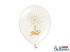 Latex balloons IHS Holy Communion, White Pastel, 27cm (1, Op. / 6 pcs.)