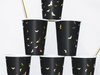 Paper cups for Halloween Trick or treat, 220ml, 6 pieces.