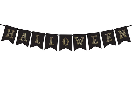 Banner Halloween, Black, 20x175cm