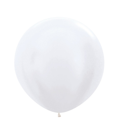 Sempertex Latex Balloons, Pearl White, 60cm, 10 pcs