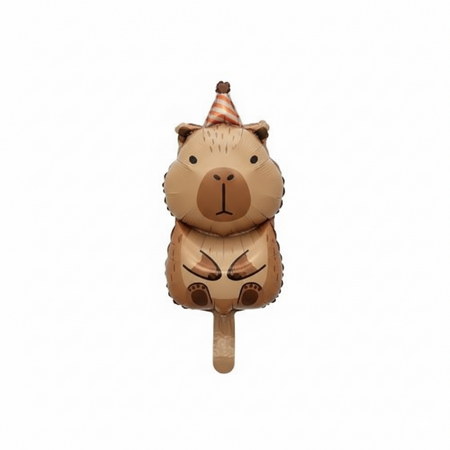 Foil Balloon mini Capybara Set 27x38cm 6pcs