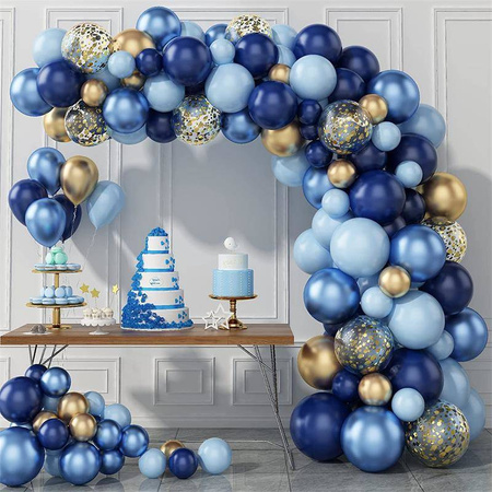 Night Blue balloon garland set, 116 pcs.