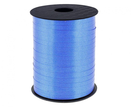 Plastic ribbon, blue, 5mm / 458m