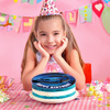 Car cake topper edible wafer round 20 cm premium, vegan, gluten-free, cut