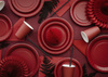 Paper napkins Dark Red 33x33cm 20pcs