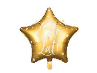 Folienballon Happy Birthday! Gold Stern 40 cm