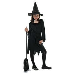 Disguise witch witch black costume for 4-6 years