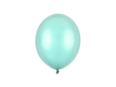 Balloons Strong Metallic Mint Green, 30cm, 10 pcs.