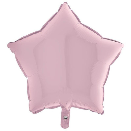 The foil balloon - star Pastel pink 46 cm Grabo