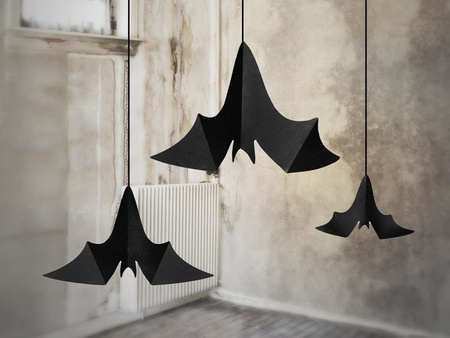 Pendants Bats, black (1, Op. / 3 pcs.)