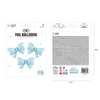 Foil Balloon Bows blue 55 x 42cm 3pcs
