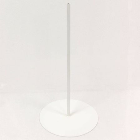 Metal stand, decorative column for balloons, white 60 cm