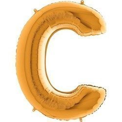 Balloon Letter foil 40 'gold C