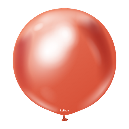 Mirror RedLatex-Ballons, rot, 45 cm, 1 Stk.