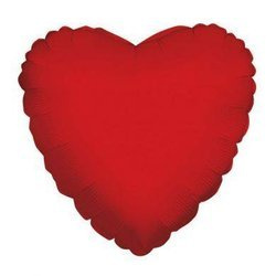 Foil balloon Red heart, 46 cm