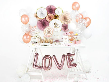 Foil balloon Letter L, 35cm, Rose Gold rose gold