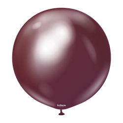 Mirror BurgundyLatex-Ballons, rot, 45 cm, 25 Stück.