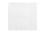 Dreischichtige Servietten, Weiß, 33x33cm (1 Pk. / 20 Stk.)